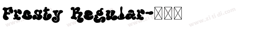Frosty Regular字体转换